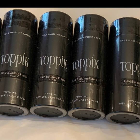 Toppik Hair Fiber Black 4 Bottles all colors available